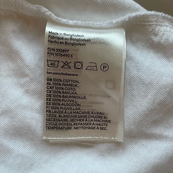H&M White Button-Up Shirt - Picture 4 of 7